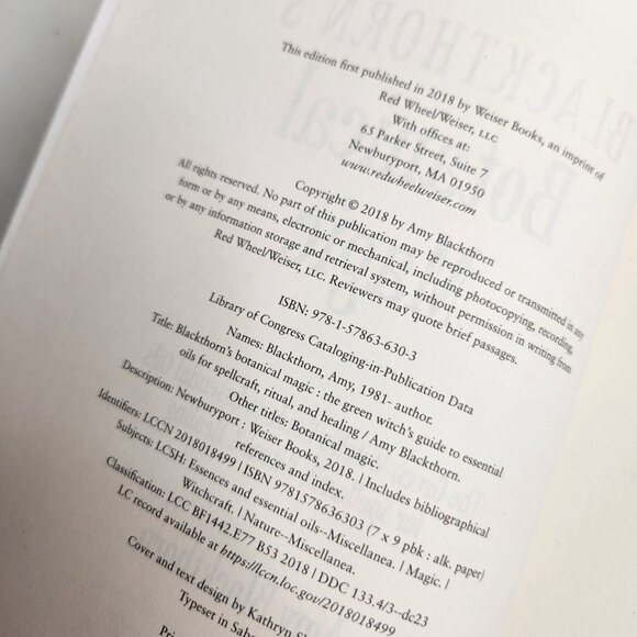 Blackthorn'S Botanical Magi The Green Witch's Guide to Healing Amy Blackthorn - Picture 4 of 9